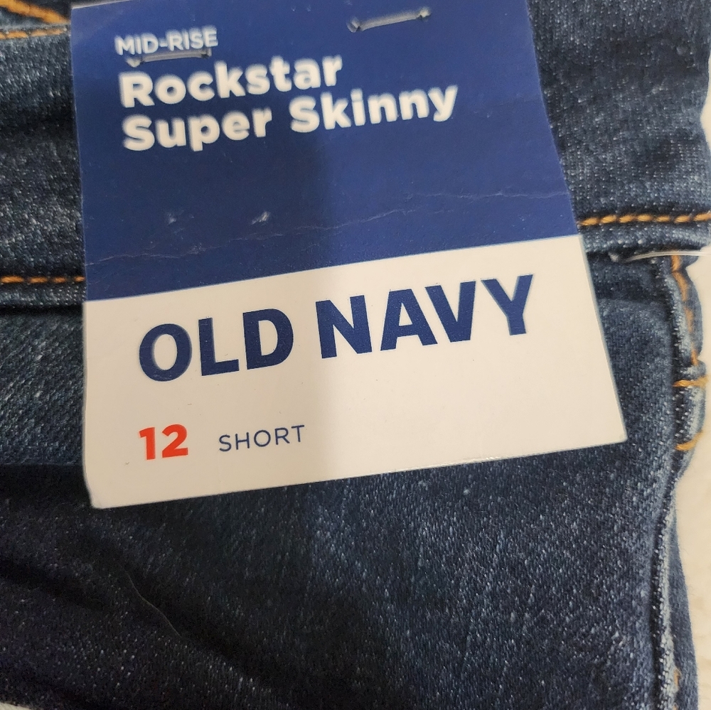 OLD NAVY ROCKSTAR MID RISE JEANS **Last call** - Picture 10 of 12